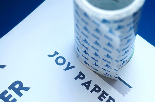 Customized release paper for tape adhesive applications